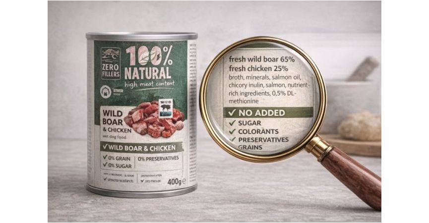 Jak czytać skład mokrej karmy? Poradnik dla świadomych opiekunów psów i kotów