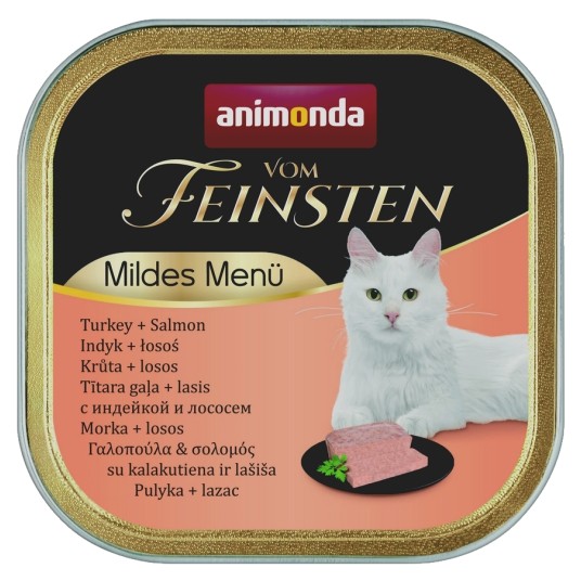 Animonda vom Feinsten Kastrat Indyk z Łososiem 100g -zdjęcie numer 1