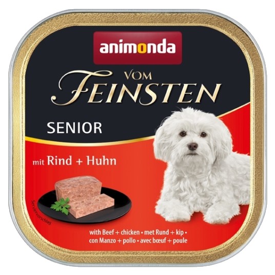 Animonda vom Feinsten Senior Wołowina z Kurczakiem 150g -zdjęcie numer 1