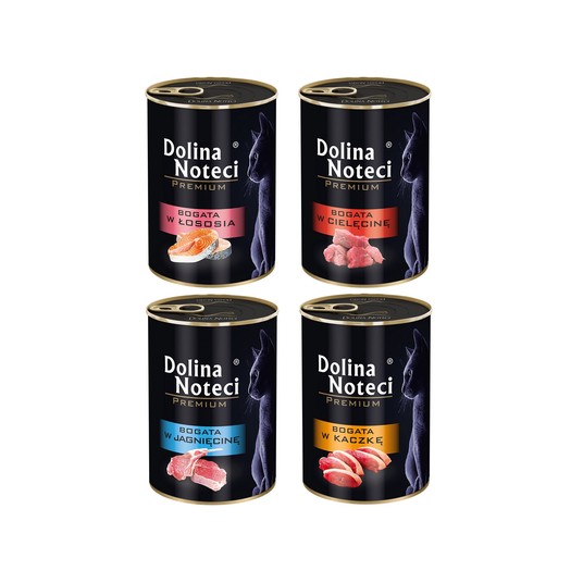 DOLINA NOTECI PREMIUM KOT MIX SMAKÓW 24X400G -zdjęcie numer 1