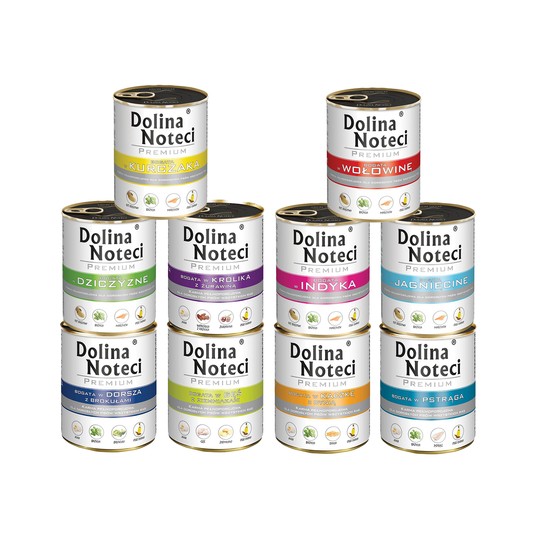 DOLINA NOTECI PREMIUM PUSZKA MIX SMAKÓW 10X800G -zdjęcie numer 1