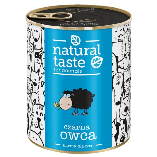 Natural Taste Puszka dla Psa Czarna Owca 800g -zdjęcie numer 1