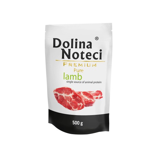 PURE Dolina Noteci Saszetka dla Psa Jagnięcin 500g -zdjęcie numer 1