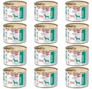 4VETS Natural Hepatic Puszka dla Psa 12x185g