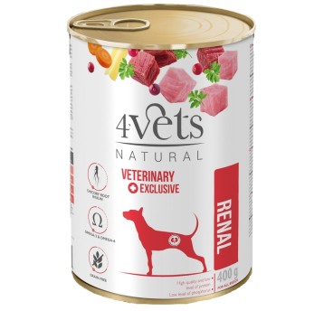 4VETS Natural Renal Puszka dla Psa 400g