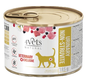 4VETS Natural Urinary Puszka dla Kota 185g