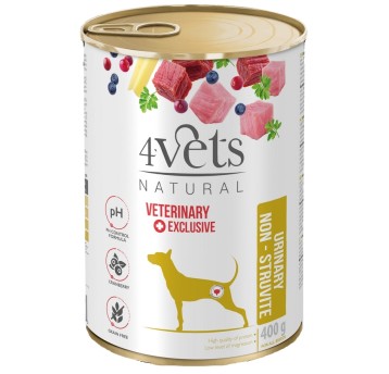 4VETS Natural Urinary Puszka dla Psa 400g