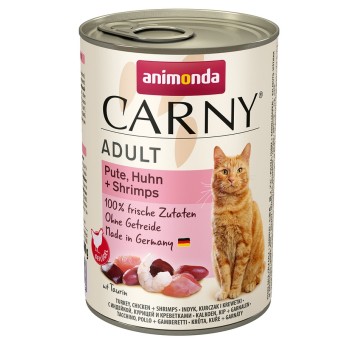 Animonda Carny Adult Indyk, Kurczak i Krewetki 400g