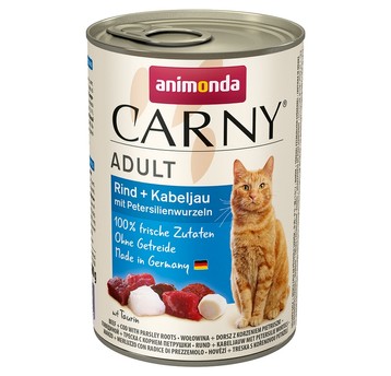 Animonda Carny Adult Wołowina i Dorsz z Korzeniem Pietruszki 400g