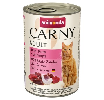 Animonda Carny Adult Wołowina, Indyk i Krewetki 400g