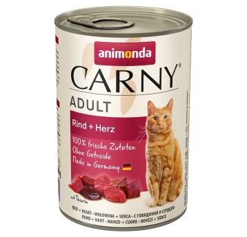 Animonda Carny Adult Wołowina z Sercami 400g