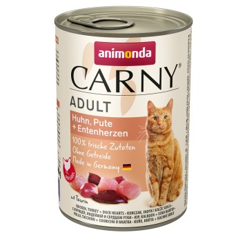 Animonda Carny Kurczak, Indyk i Kacze Serca 400g