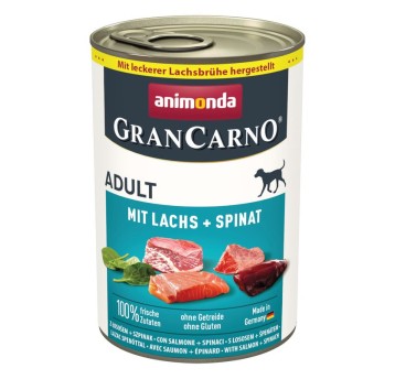 Animonda Grancarno Adult Wołowina i Łosoś ze Szpinakiem 400g