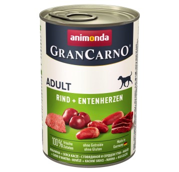 Animonda Grancarno Adult Wołowina Kacze Serca 400g