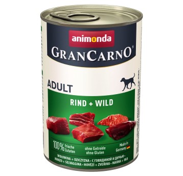 Animonda Grancarno Adult Wołowina z Dziczyzną 400g