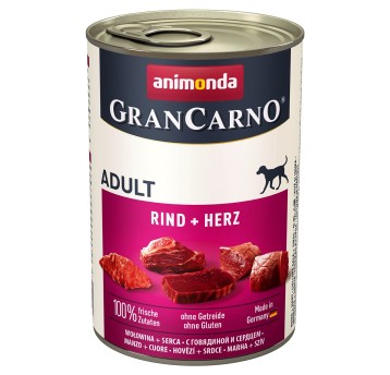 Animonda Grancarno Adult Wołowina z Sercami 400g