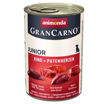 Animonda Grancarno Junior Wołowina i Indycze Serca 400g