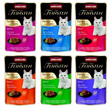 Animonda Kot Filet Mix 6 Smaków 18x85g