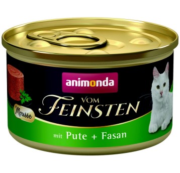 Animonda vom Feinsten Cat Mousse Indyk Bażant 85g