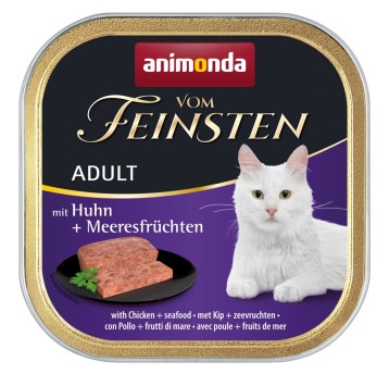 Animonda vom Feinsten Kot Kurczak z Owocami Morza 100g
