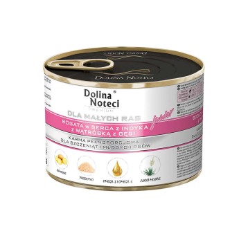 DN Puszka dla Psa Junior Serca z Indyka 185g