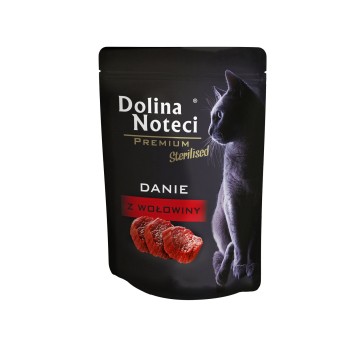 Dolina Noteci Danie Wołowina dla Kota Sterilised 85g