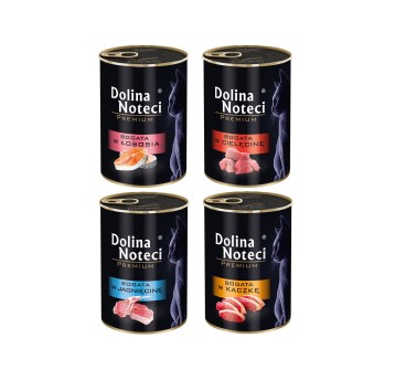 DOLINA NOTECI PREMIUM KOT MIX SMAKÓW 12X400G