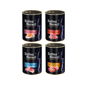 DOLINA NOTECI PREMIUM KOT MIX SMAKÓW 24X400G
