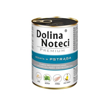 Dolina Noteci Puszka dla Psa Pstrąg 400g
