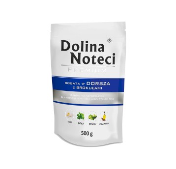 Dolina Noteci Saszetka dla Psa Dorsz 500g
