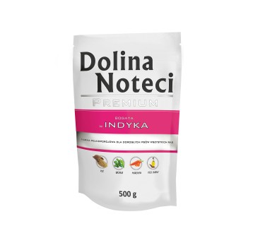 Dolina Noteci Saszetka dla Psa Indyk 500g