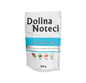 Dolina Noteci Saszetka dla Psa Jagnięcina 500g