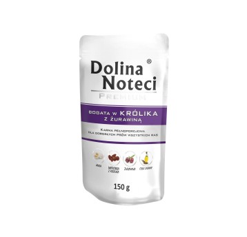 Dolina Noteci Saszetka dla Psa Królik 150g