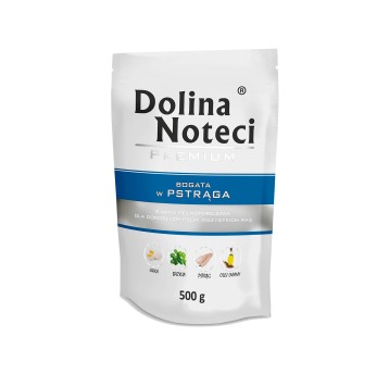 Dolina Noteci Saszetka dla Psa Pstrąg 500g
