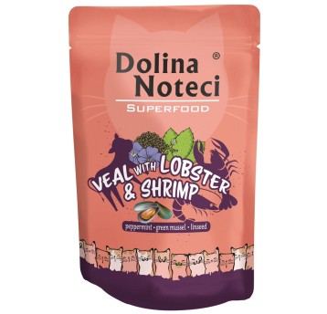 Dolina Noteci Superfood Cielęcina z Homarem i Krewetkami 85g