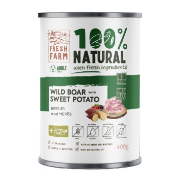 Fresh Farm Dziczyzna z Batatami i Jagodami 400g