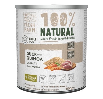 Fresh Farm Kaczka z Komosą i Marchewką 800g