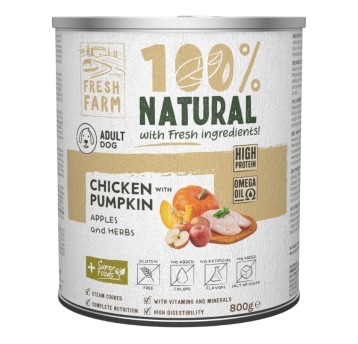 Fresh Farm Kurczak z Dynią i Jabłkami 800g
