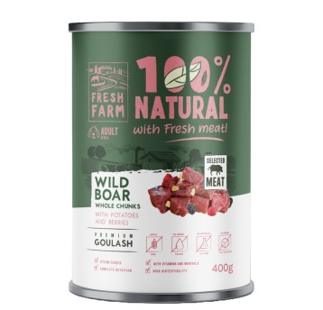 Fresh Farm Mono Protein Monobiałkowa Gulasz Dziczyzna 400g