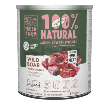 Fresh Farm Mono Protein Monobiałkowa Gulasz Dziczyzna 800g