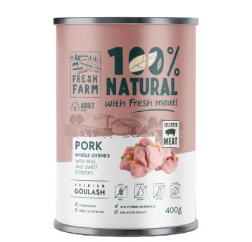 Fresh Farm Mono Protein Monobiałkowa Gulasz Wieprzowina 400g
