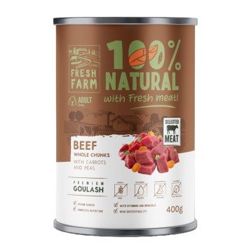 Fresh Farm Mono Protein Monobiałkowa Gulasz Wołowina 400g