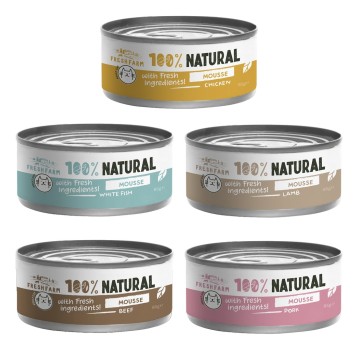 Fresh Farm Mousse Mus Mix 5 Smaków 20x85g