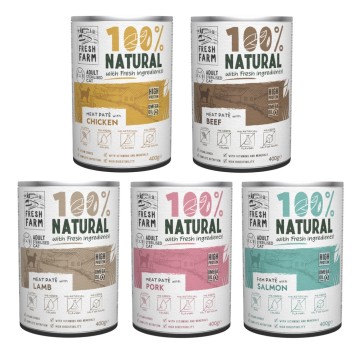 Fresh Farm Sterilised Pasztet Mix Smaków 36x400g