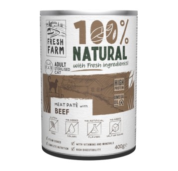 Fresh Farm Sterilised Pasztet Wołowina 400g