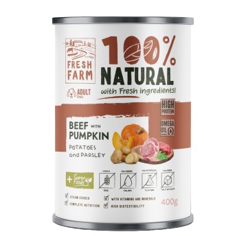 Fresh Farm Wołowina z Dynią i Ziemniakami 400g