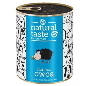 Natural Taste Puszka dla Psa Czarna Owca 800g
