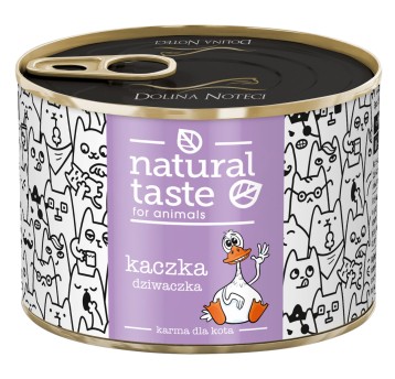 Natural Taste Puszka Kot Kaczka Dziwaczka 185g