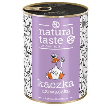 Natural Taste Puszka Kot Kaczka Dziwaczka 400g