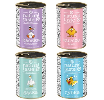 NATURAL TASTE PUSZKA KOT MIX SMAKÓW 12X400G